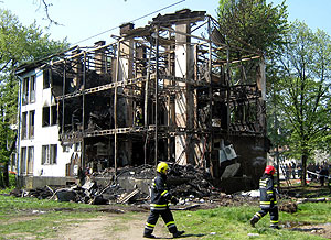 Pozara izgorela zgrada 2