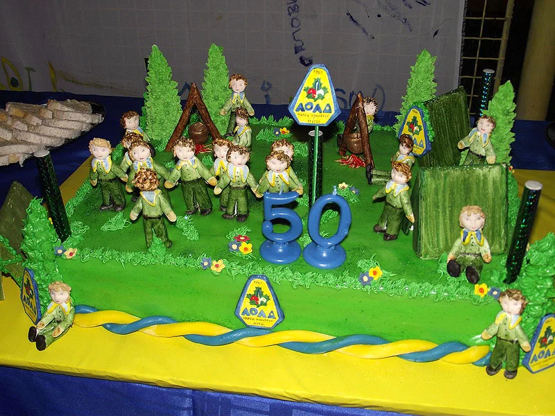 50 godina Odreda izviđača "Lola" 18 izvidjaci torta