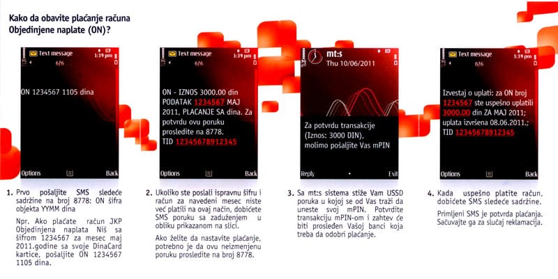 uputstvo MTS Objedinjena naplata