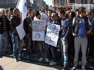 studenti protest