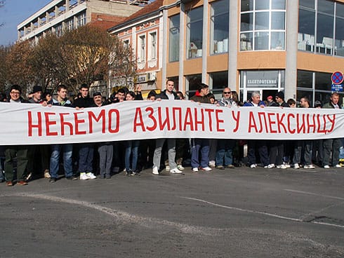 Održan protest protiv azilanata u Aleksincu 2 azilanti aleksinac