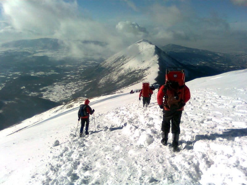 zimski uspon na trem