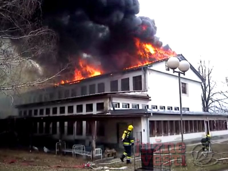 Požar u bolnici u Gornjoj Toponici - video 13 pozar toponica vatra