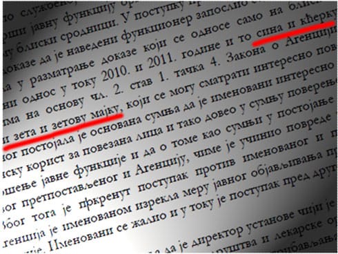 visnjic izvestaj agencija