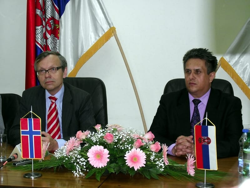 Ambasador Norveske i predsednik Svrljiga