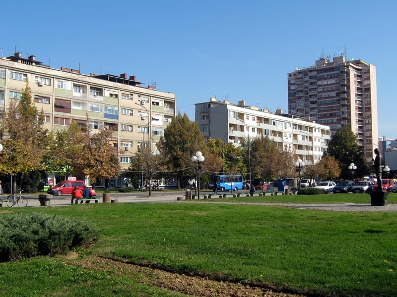 Leskovac centar parrk jesen