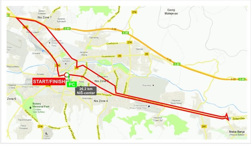 trka kroz srbiju nis