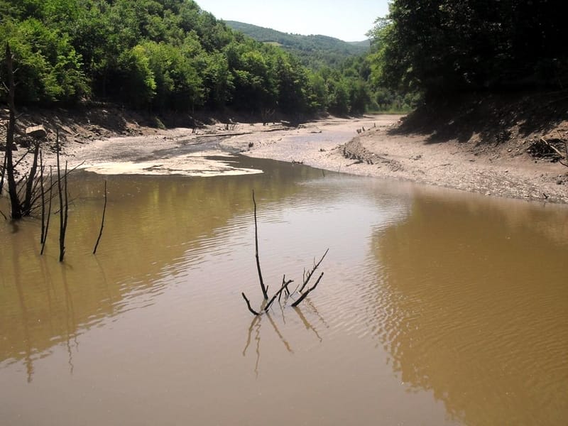 najnizi vodostaj na jezeru