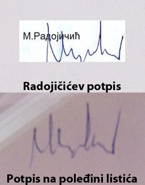 radojicic potpis