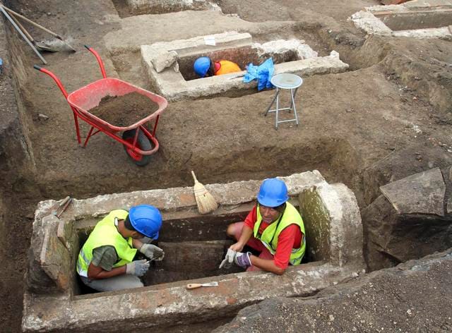Grobnice u Benetonu otvorene za novinare 5 ranohriscanska grobnica u Jagodin Mali Nis 1 1