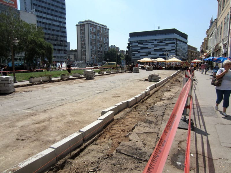 Niš: zatvoren parking kod Konja 16 parking rekonstrukcija