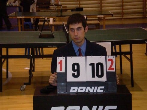 Prokupčanin najmlađi stonoteniski sudija 1 prokuplje strahinja arsic stoni tenis