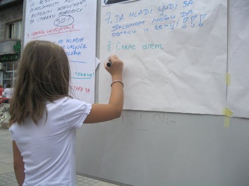 Ulična akcija posvećena problemima mladih 5 naslovna1