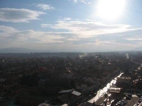 vranje panorama leto