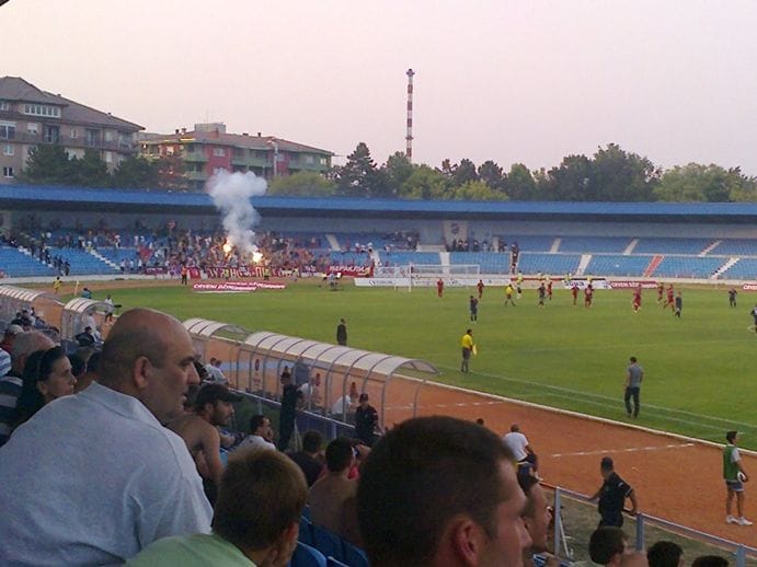 Tuča navijača Radničkog u Jagodini 12 radnicki nis radnicki kg tuca