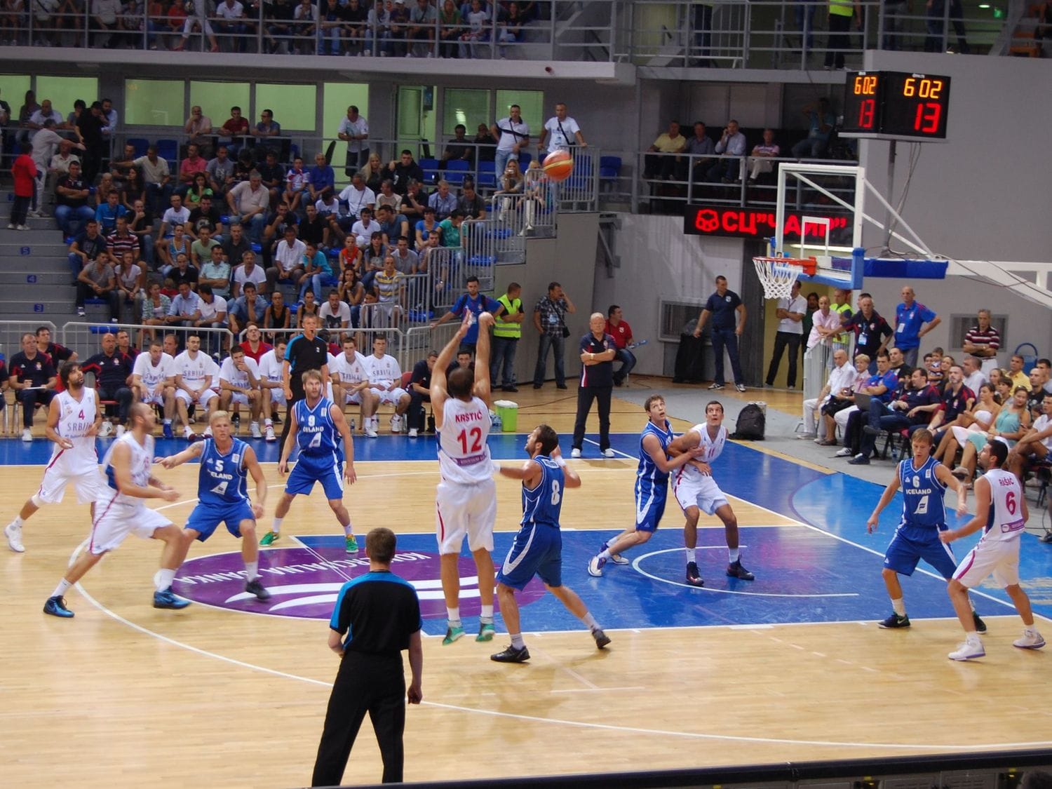 Košarkaši Srbije pobedili u hali Čair 1 kosarka nis hala cair