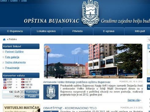 Oboren sajt Opštine Bujanovac 14 opstina bujanovac sajt