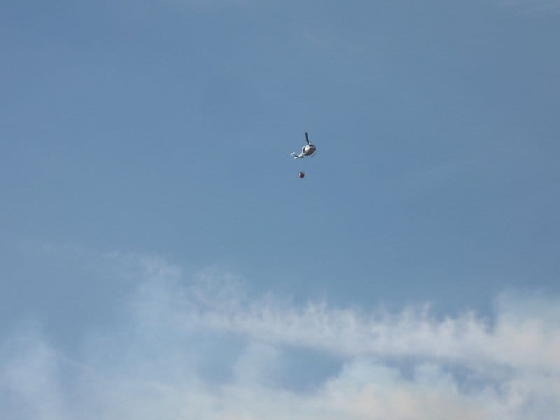 pozar helikopter vranje