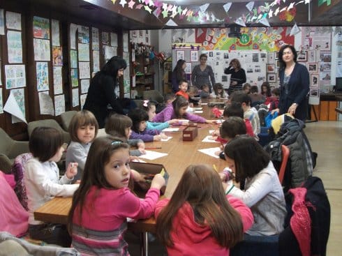 deca iz vrtica sunce