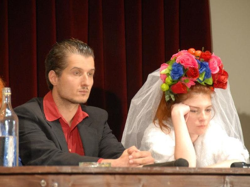 Predstava vranjskog pozorišta u Beogradu 5 Scena iz predstave