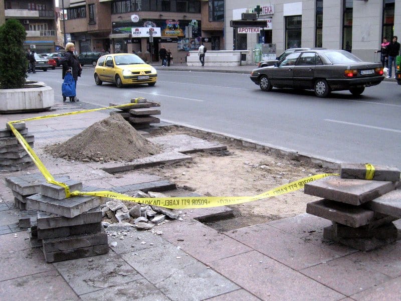 Krenuli radovi na pešačkom prelazu u centru Niša 19 pesacki u nisu