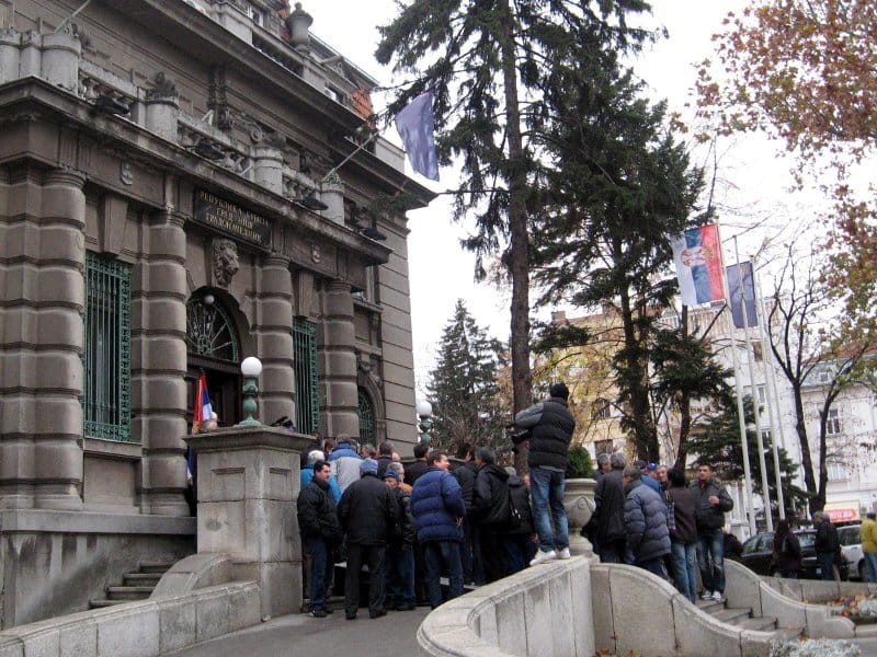 Sindikalcima Slavković obećao vozilo 7 sindikalci Gradska kuca