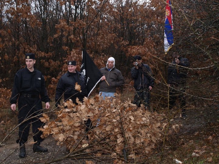 Ravnogorci prvi sekli badnjake 1 cetnici skupljali badnjak