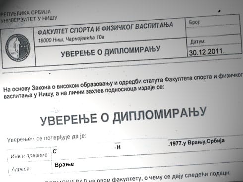 uverenje o diplomiranju