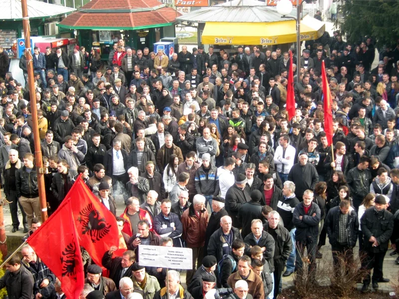JV Nis Protest Bujanovac
