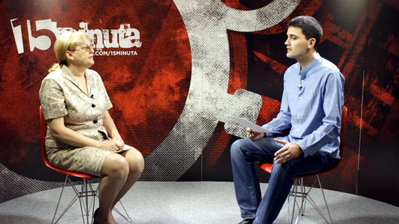 Natalija Stankovic u studiju Juznih vesti