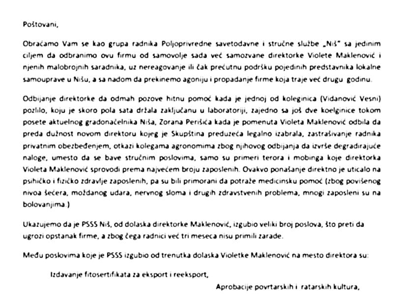 agrorazvoj pismo radnika