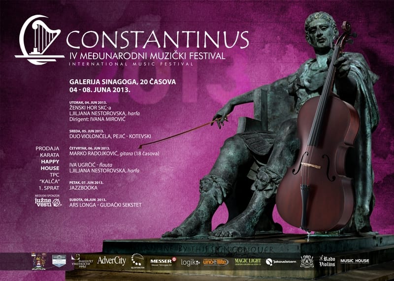 Muzički festival "Constantinus" od 4-8. juna 7 program constantinus