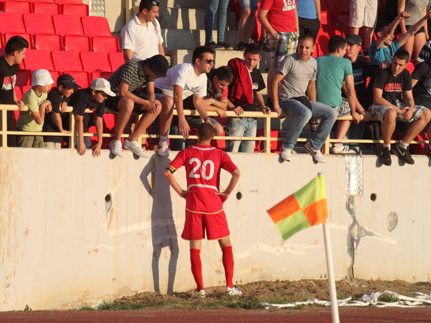 pedja stamenkovic sa navijacima
