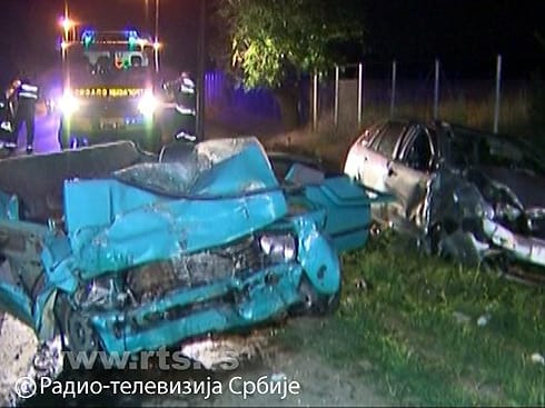 Težak udes kod Novog groblja 15 RTS nesreca