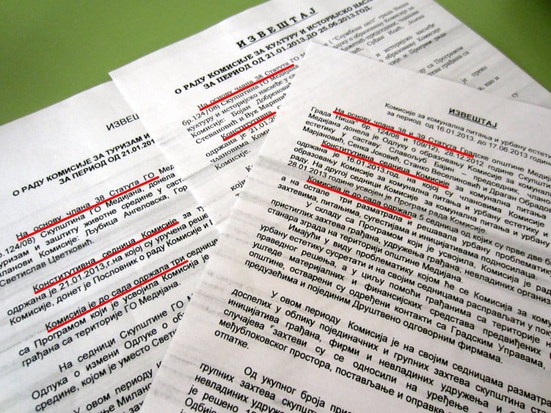 medijana izvestaji komisija