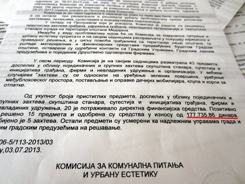 medijana izvestaji novac