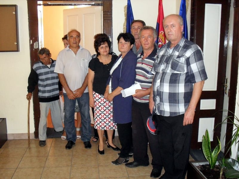 PROKUPLJE deo radnikai fiaz zastite tokom poslednjeg strajka u opstini