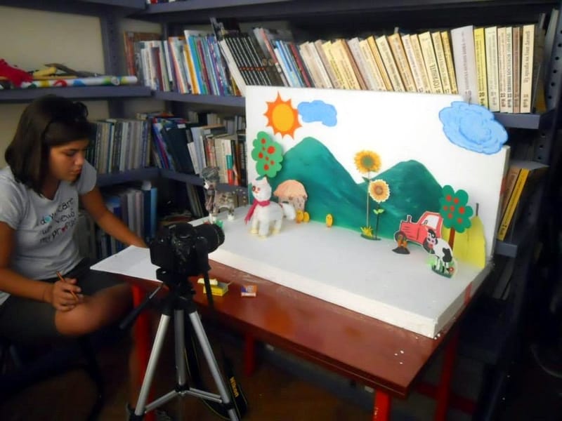 simona aleksandrov tokom snimanja filma slon foto by anja b petrov