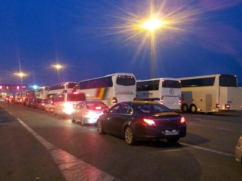 Velike gužve na Gradini 1 guzva prelaz