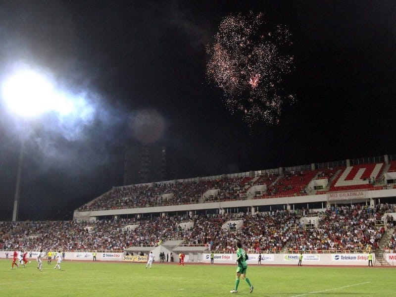 Promotivne akcije Fudbalskog kluba Radnički 13 stadion nocu radnicki