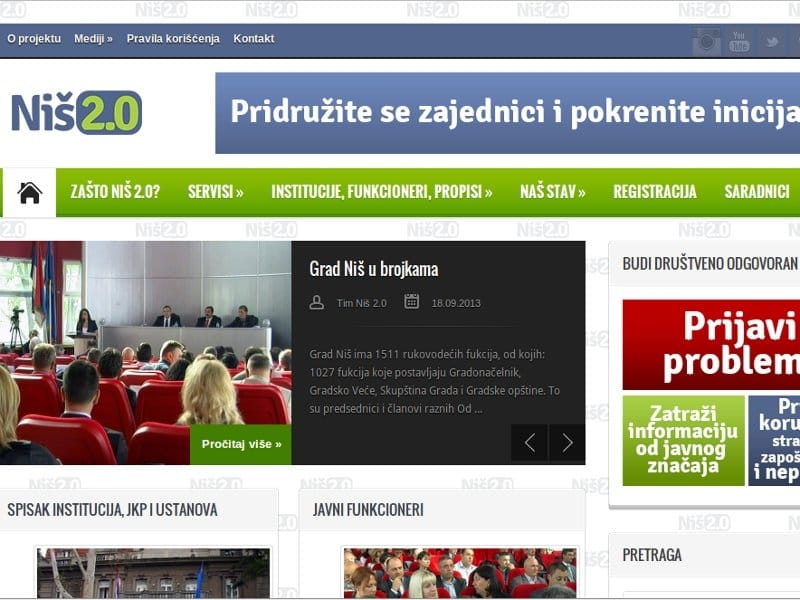 Nišlije dobile moderan web servis 1 nis 2 0