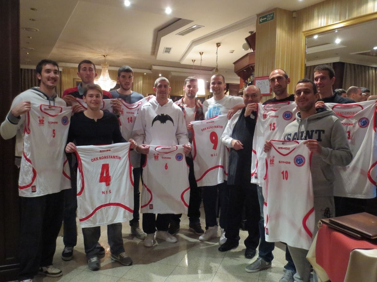 KK Konstantin predstavio igrače 1 Kosarkasi Konstantina promocija