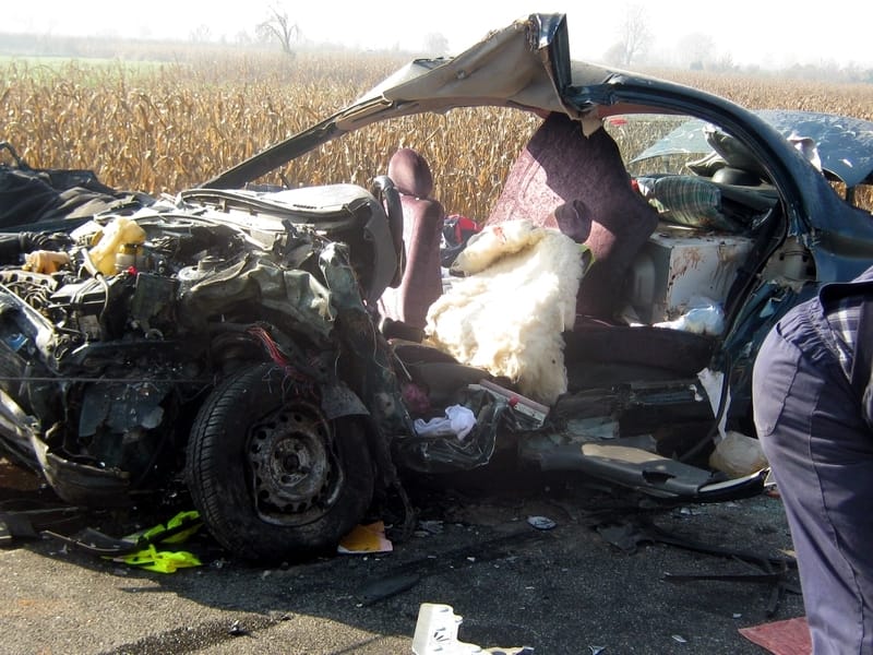 Automobil posle udesa