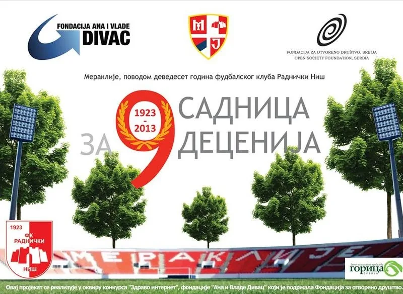 9 sadnica za 9 decenija Radnickog