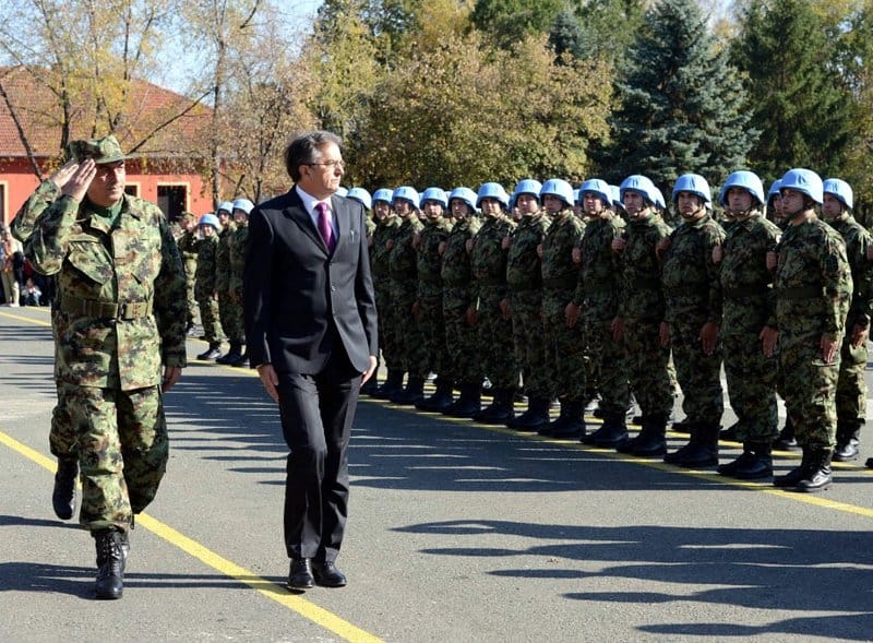 Svecanost ispracaj mirovna misija