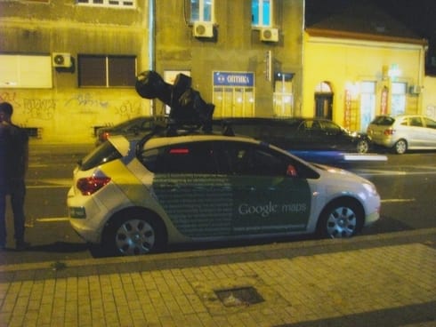 google street view automobil