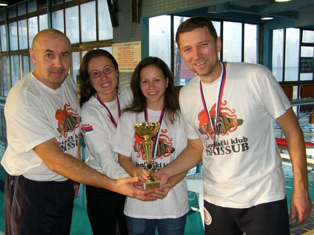 Niški ronioci drugi na Otvorenom prvenstvu Vojvodine 8 Naissub nis