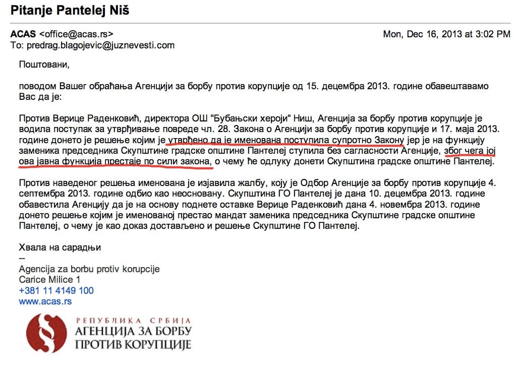 agencija za radenkovicevu