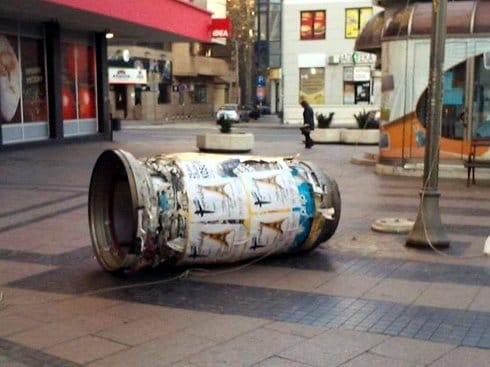 plakatni pano u centru