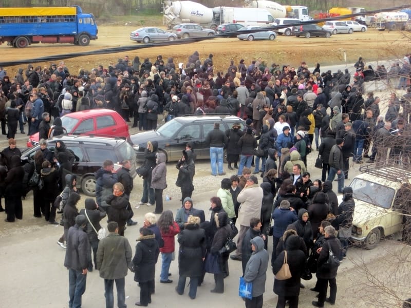 Dačić pozvao radnike da prekinu blokadu autoputa 17 Blokada part II